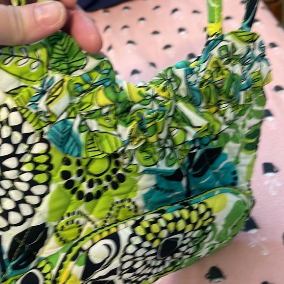 Vera Bradley mother daughter purses. Never used. Like new. Limes up pattern. - Picture 8 of 9